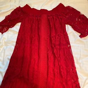 Off the shoulder dress